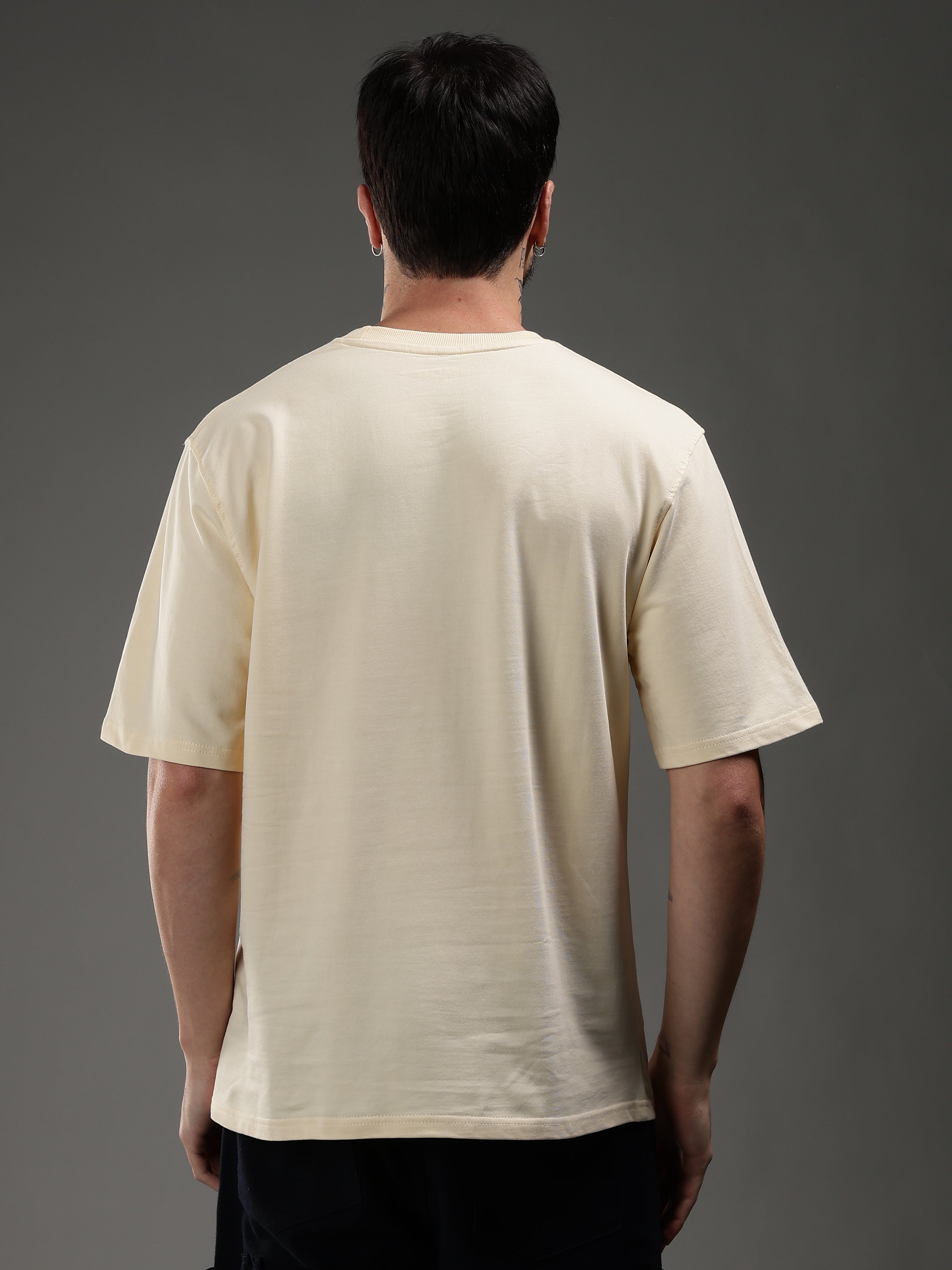 Solid Oversized Cotton T-Shirt – Sandal | The 24 Carrots