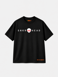 SNKR HEAD – Unisex Oversized Sneaker Streetwear T-Shirt – Off Black| The 24 Carrots