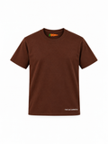 Solid – Unisex Oversized Cotton T-Shirt – Brown| The 24 Carrots