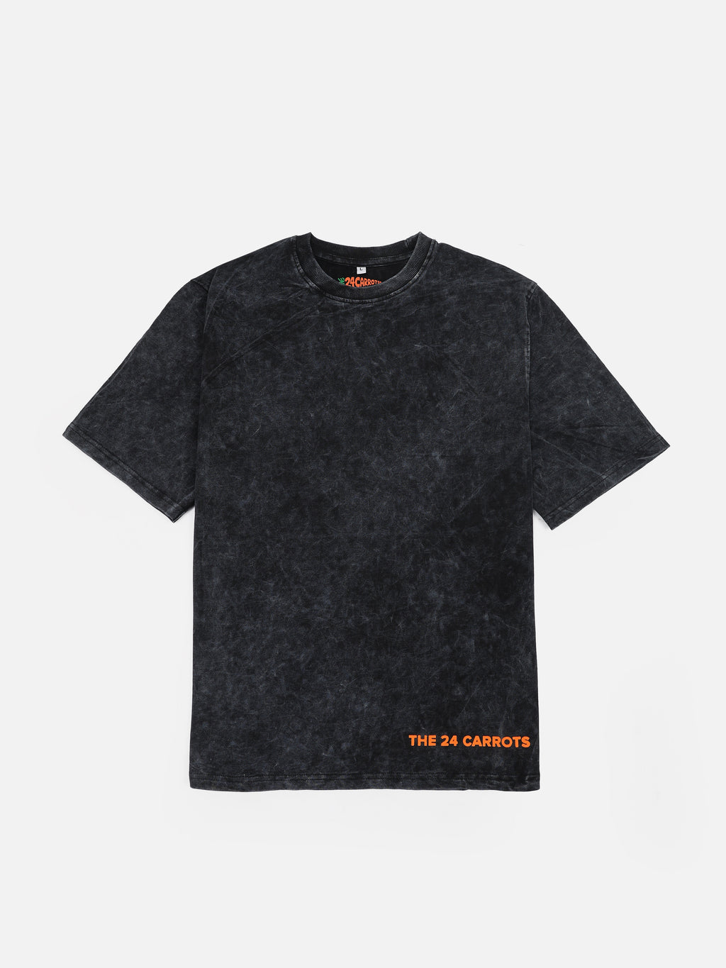 Rideasaurus black acid wash oversized t-shirt front biker streetwear