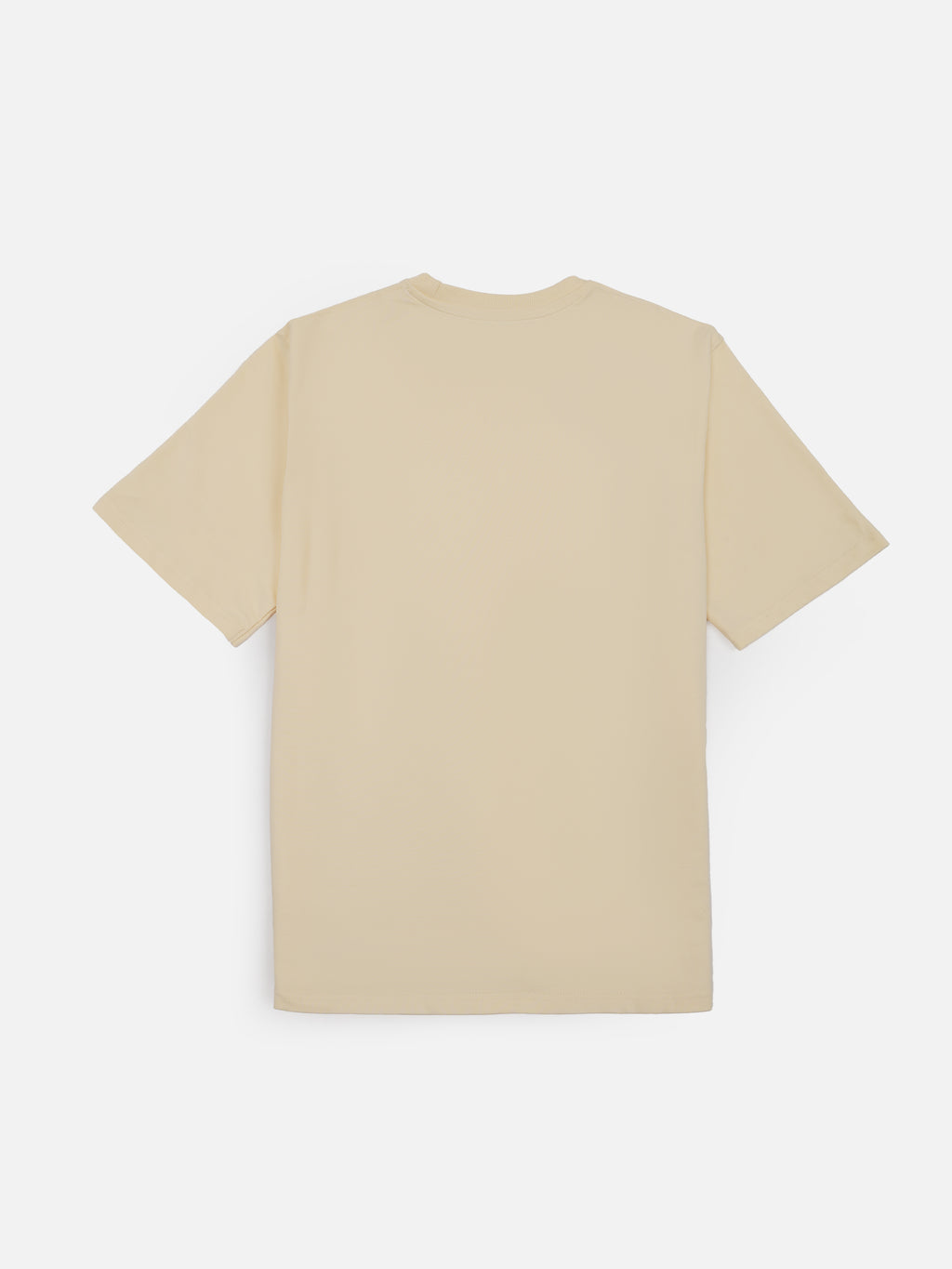 Sandal oversized t-shirt back view plain cotton streetwear